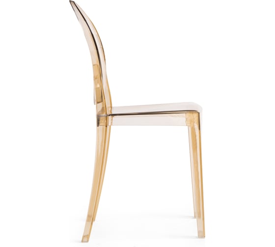 Пластиковый стул Woodville Victoria clear brown 15440