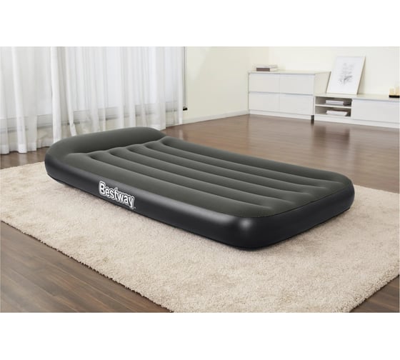 Надувной матрас со встроенным аккумуляторным насосом BestWay Tritech Twin 188x99x30 см 67929 130447