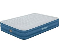 Надувной матрас со встроенным электронасосом BestWay Fortech Queen Snugable Top 203x152x36 см 69135 130457