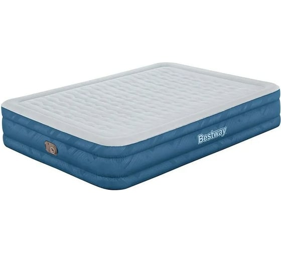Надувной матрас со встроенным электронасосом BestWay Fortech Queen Snugable Top 203x152x36 см 69135 130457