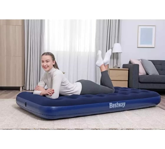 Надувной матрас BestWay Twin 67001 1.5 местный, 188x99x22 см 130471