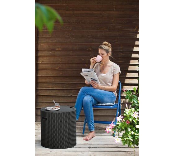 Стол Keter Cool Stool коричневый 230904