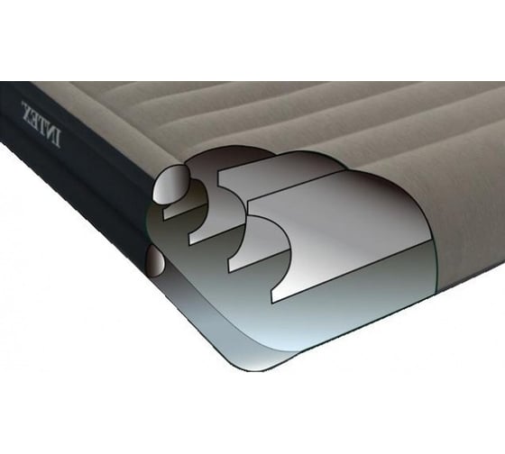 Кровать с подголовником INTEX 67726