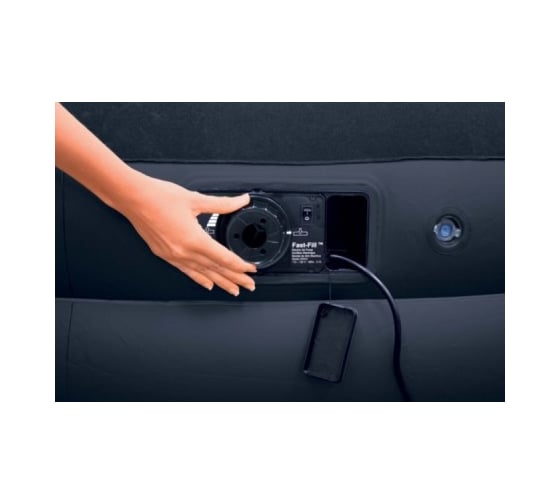Кровать со встроенным насосом INTEX Rising Comfort 66702