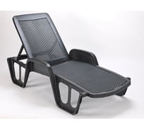 Шезлонг IPAE-PROGARDEN POOL антрацит 91010