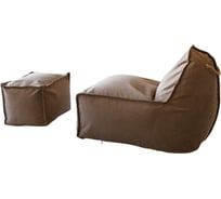 Кресло с пуфом DreamBag манхеттен бежевое 1422603