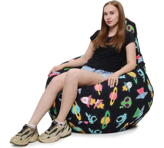 Кресло-мешок DreamBag aliens велюр, 2XL 5032631