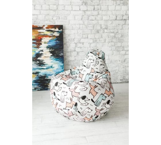 Кресло-мешок DreamBag dogs велюр, 2XL 5032131