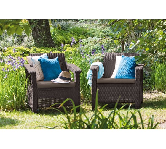 Комплект мебели Keter Corfu duo set 258944