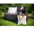 Двухместный диван Keter Corfu Love Seat 258946 2