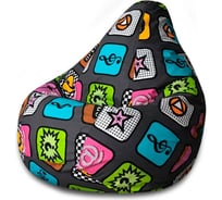 Кресло-мешок DreamBag play жаккард, XL 5006821