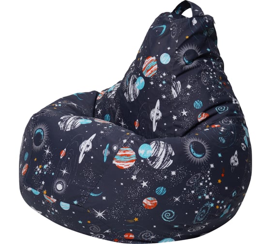 Кресло-мешок DreamBag planet жаккард, L 5033811