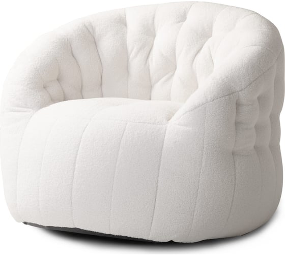 Бескаркасное кресло NRAVA home darvin 960x960x780 мм, белое 4657792953623
