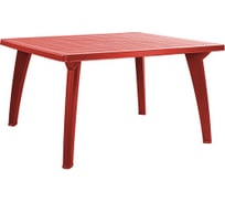 Пластиковый стол Garden Story Солнце прямоугольный красный 741кр