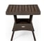 Пластиковый стол Garden Story Ola Dom квадратный коричневый S-GS01 1