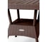 Пластиковый стол Garden Story Ola Dom квадратный коричневый S-GS01 3