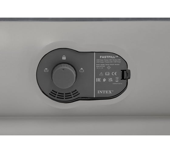 Надувной матрас Intex Prestige 99x191x30 см со встроенным USB насосом, до 136 кг 64112