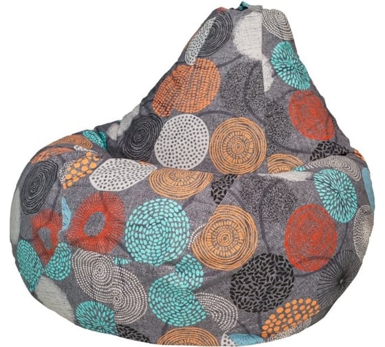 Кресло-мешок DreamBag рингс, жаккард 3xl 5006541