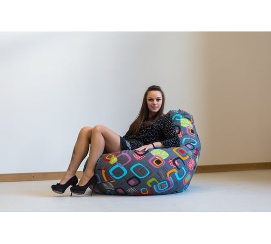 Кресло-мешок DreamBag мумбо, жаккард 3xl 5007741