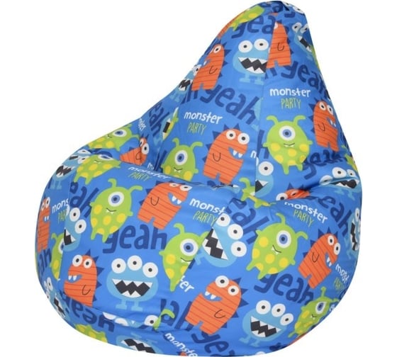 Кресло-мешок DreamBag монстры, велюр 3xl 5028641