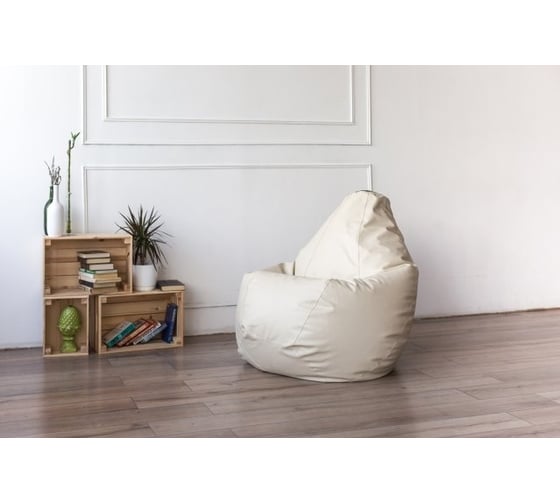 Кресло-мешок DreamBag светло-бежевая экокожа 3xl 5011041