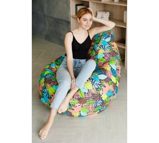 Кресло-мешок DreamBag ленни, жаккард l 5005511