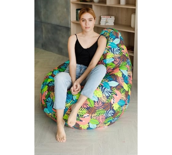 Кресло-мешок DreamBag ленни, жаккард l 5005511