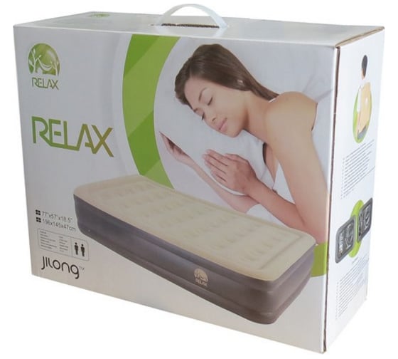 Кровать со встроенным электронасосом RELAX HIGH RAISED LUXE AIR BED DOUBLE JL027286-1NG
