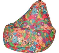 Кресло-мешок DreamBag happy, велюр l 5027811
