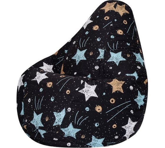 Кресло-мешок DreamBag star, велюр 3xl 5032341