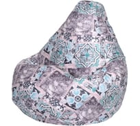 Кресло-мешок DreamBag сиена мята, велюр l 5003411