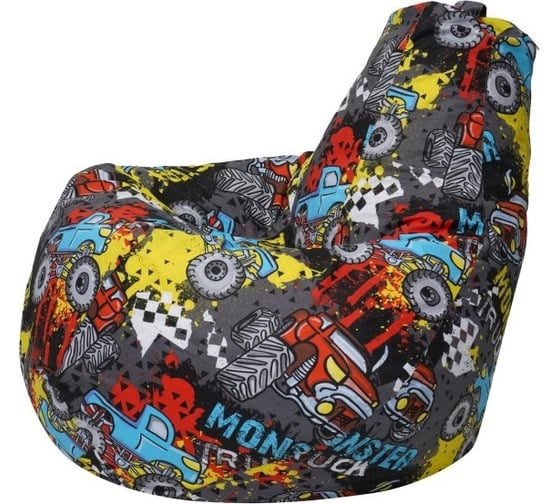 Кресло-мешок DreamBag truck, жаккард xl 5033721