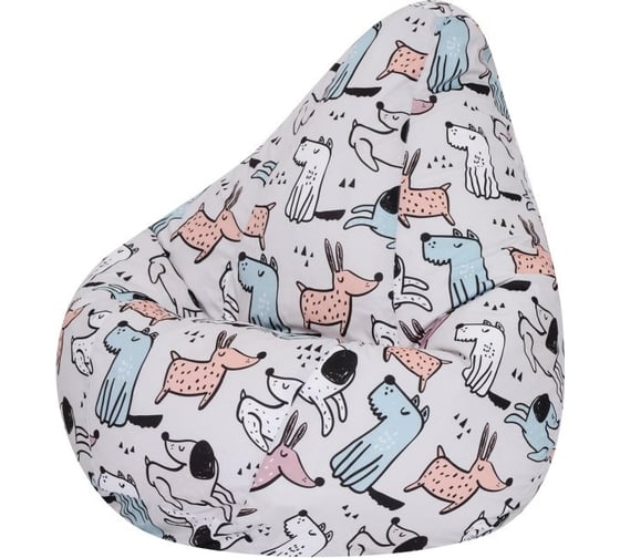 Кресло-мешок DreamBag dogs, велюр xl 5032121 1