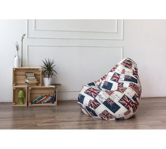 Кресло-мешок DreamBag флаги, жаккард 3xl 5008641