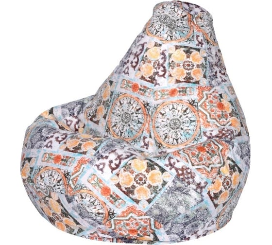 Кресло-мешок DreamBag сиена терракот, велюр xl 5003521