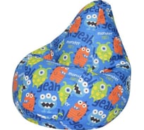 Кресло-мешок DreamBag монстры, велюр 2xl 5028631