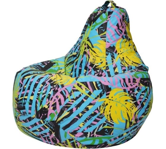 Кресло-мешок DreamBag пальмы, жаккард l 5034111