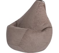 Кресло-мешок DreamBag бежевый велюр l 5022611