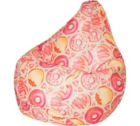 Кресло-мешок DreamBag donats, велюр 2xl 5027731