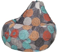 Кресло-мешок DreamBag рингс, жаккард l 5006511