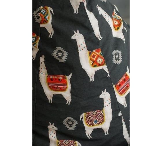 Кресло-мешок DreamBag ламы серое, жаккард 3xl 5024741