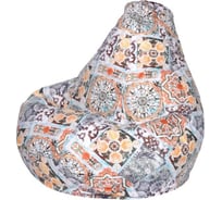 Кресло-мешок DreamBag сиена терракот, велюр l 5003511