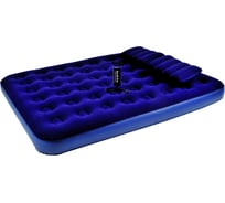 Кровать RELAX FLOCKED AIR BED QUEEN WITH 2 PILLOWS&HANDPUMP 21470