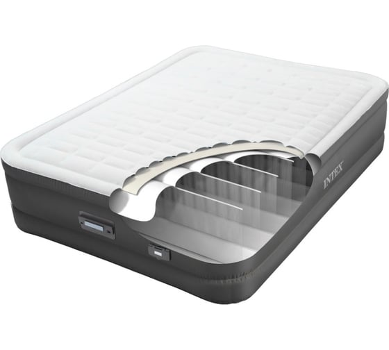 Надувная кровать Intex PremAire Elevated Airbed 137х191х46см 64484