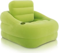 Надувное кресло с подстаканником Intex Accent Chair Лайм, 97х107х71см 68586