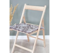 Сидушка с лузгой гречихи witerra 43x43 см, блэкаут, королевский цветок коричневый 109212