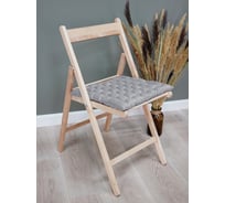 Сидушка с лузгой гречихи witerra 43x43 см, канвас-велюр серый 109239