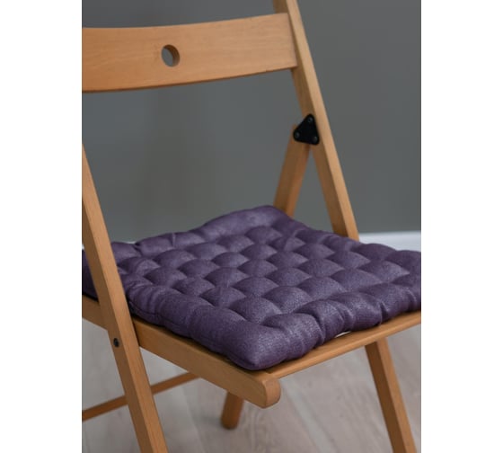 Сидушка с лузгой гречихи witerra 43x43 см, канвас-велюр черника 109242