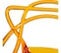Стул BRADEX masters прозрачный оранжевый FR 0866 5