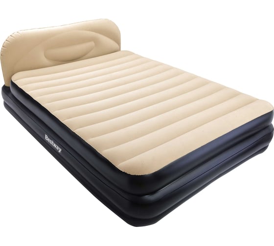 Надувная кровать со встроенным насосом BestWay Soft-Back Elevated Airbed 226х152х74 см 67483 BW
